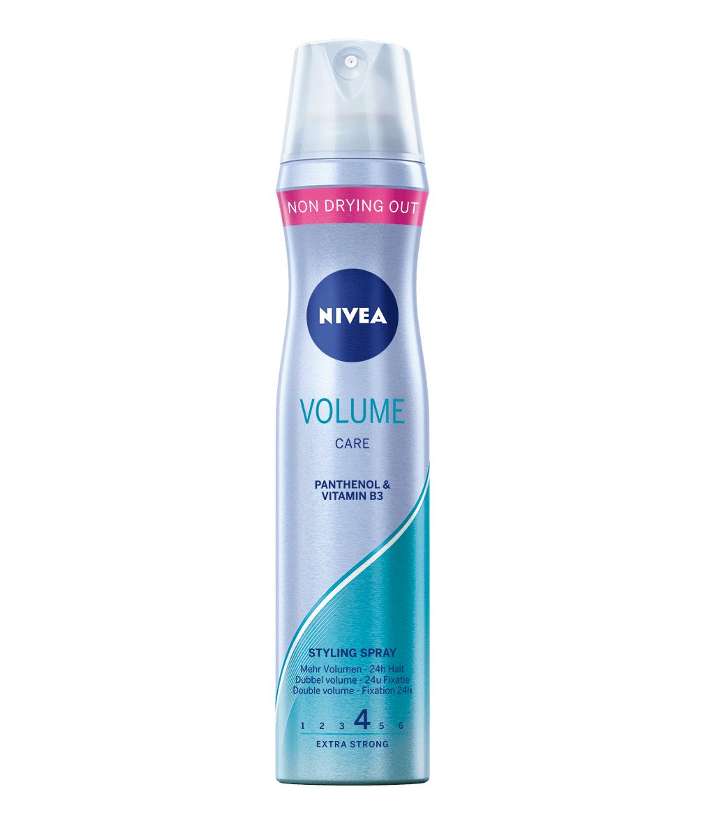 NIVEA Volume Care Hair Spray - 250ml - For All Hair Types - Volumizing - 24 Hour Hold