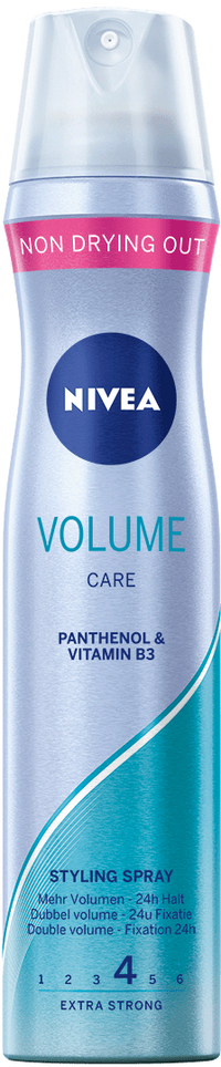 NIVEA Volume Care Hair Spray - 250ml - For All Hair Types - Volumizing - 24 Hour Hold