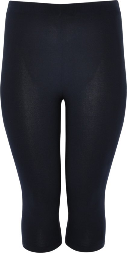 Yoek Grote maten - dames legging 7/8 - donkerblauw