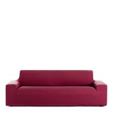 Eysa Bi-elastische bankovertrek voor 2-zitsbank, kleur: bordeaux, design Harlem