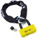 URBAN UR75100 High Security Motorcycle Anti-diefstal kettinghangslot goedgekeurd Classe SRA, Mini U-schijfslot + ketting ø15, 100 cm