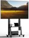 Châssis TV roulant - Support TV - Support au sol - Châssis TV pour téléviseurs de 50 à 98 pouces - Support TV réglable en hauteur - Châssis TV mobile