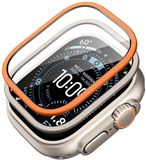 ESR Armorite - Screen Protector Geschikt voor Apple Watch Ultra 3/2/1 - 9H Tempered Glass - Militair Getest Glas - Oranje (2-Pack)