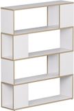Vicco Eneos Ruimteverdeler – 100 x 124.5 cm Wit/eiken