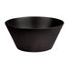 Kesper Fruit- & slakom, kunststof (PET/PP), Ø 24,8 x H: 10,9 cm, vaatwasmachinebestendig, kleur: zwart