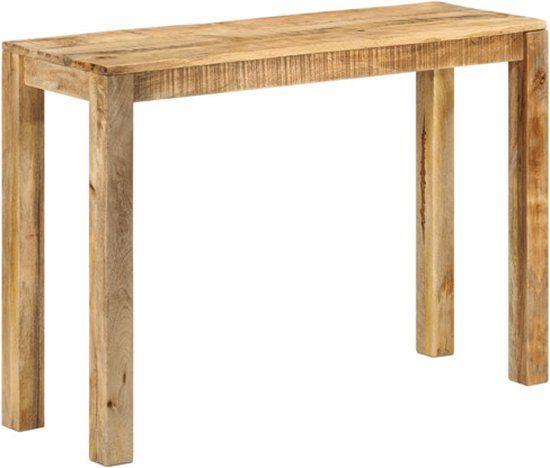 vidaXL Wandtafel 110x35x76 cm ruw mangohout