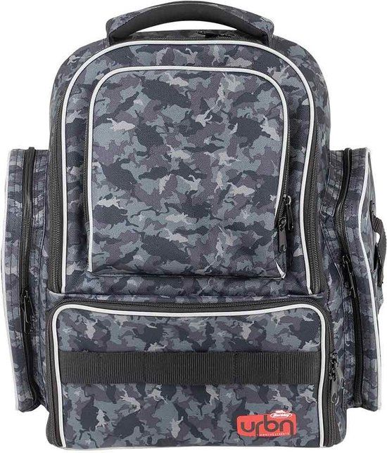 Berkley URBN Back Pack - Zwart Camouflage Rugtas - 40x20x39cm - Nylon