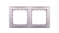 B.Vierkant Hager B.Vierkant dubbel frame aluminium 5310128994 polo