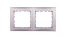 B.Vierkant Hager B.Vierkant dubbel frame aluminium 5310128994 polo