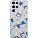 ERT GROUP mobiel telefoonhoesje voor Samsung S21 ULTRA Looney Tunes Porky Pig 001