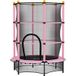 Tapis de saut rose Ø140 x 190 cm