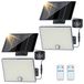 Projecteurs LED solaires avec détecteur de mouvement, 2 pièces, IP65