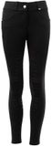 BR Equitation Kinderrijbroek Mikai met Volledige Grip - Polyester - Unisex - Maat 128 - Meteoriet