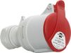 Brennenstuhl CEE-stopcontact 5-polig voor buiten, industriële stekker CEE 400V/16A met deksel, schroefbare aansluiting, gebruik op bouwplaatsen, camping, commerciële toepassingen, IP44, 16 A