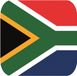 Bellatio Decorations Bierviltjes Zuid Afrika - 30x stuks - vierkant - landenthema - 9 x 9 cm - onderzetter