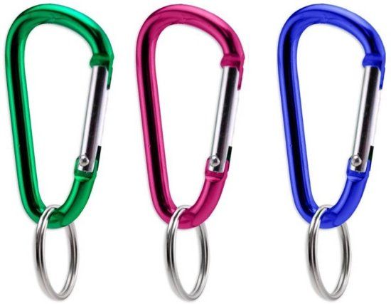 Benson Musketon - Karabijn - Karabiner - 3 Stuks - Diverse kleuren