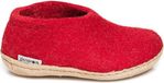 Glerups Babyslofjes Rood Wol Vilt Unisex Maat 26