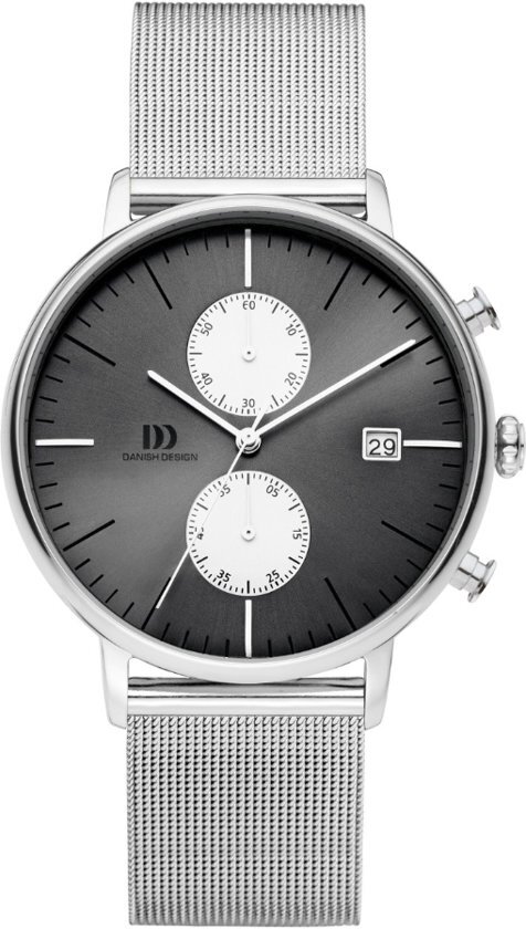 Danish Design IQ78Q975 horloge heren - zilver - edelstaal