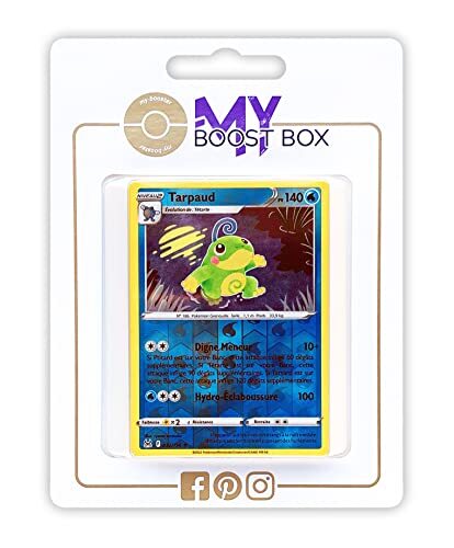 my-booster Tarpaud (Politoed) 32/196 Holo Reverse - Myboost X Epée et Bouclier 11 Origine Perdue - Doos met 10 Franse Pokemon kaarten