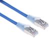 RS PRO Ethernetkabel Cat.5e, 10m, blauwe patchkabel, A RJ45 F/UTP stekker, B RJ45, PVC