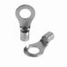 SeKi 14048 6-10 mm, 25 x ringkabelschoenen, M8, niet-geïsoleerde ringschoenen, kabelschoenen, zilver