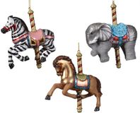 Decoris Figuren glas l9.7b4.6h12 cm multi a3 kerst