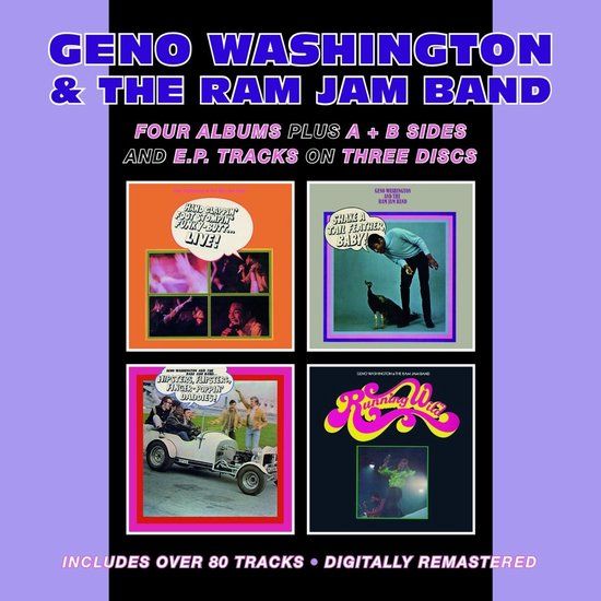 Geno Bgo Rec Hand Clappin Foot Stompin Funky-Butt... Live! / Shake A Tail Feather / Hipsters. Flipsters. Finger-Poppin Daddies! / Running Wild Plus A & B Sides And E.P. Tracks CD