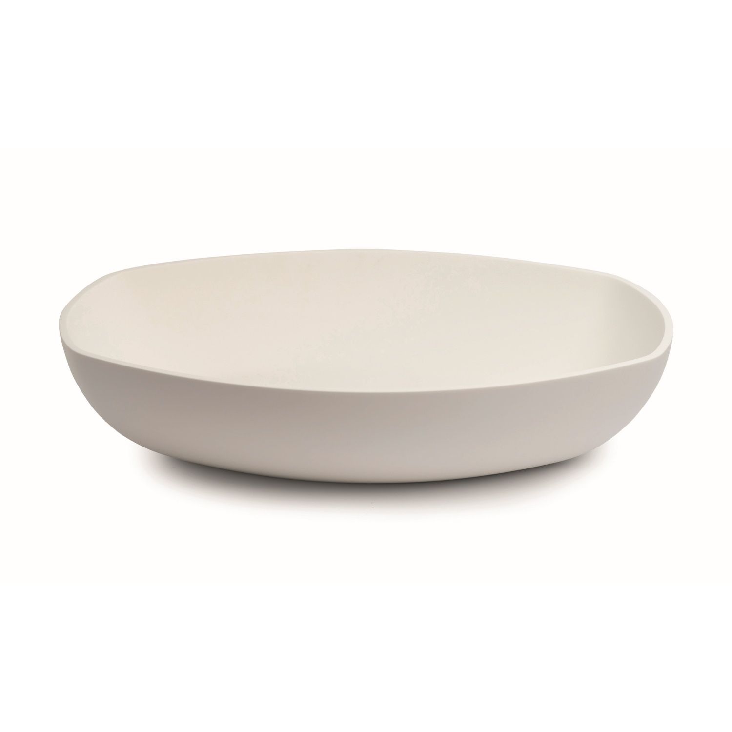 Luca sanitair Danish Oval Opzetwastafel - 57x38x13,5 cm - Mineral Stone - Mat Wit