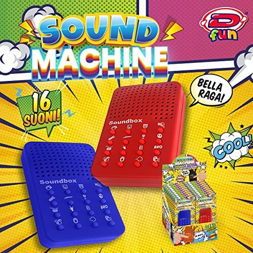 D-KIDZ - Geluidsmachine, assortiment, kleur rood en blauw, DIP76688