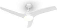 Klarstein Figo Plafondventilator - 2-in-1: Ventilator en Plafondlamp, 132 cm, Wit