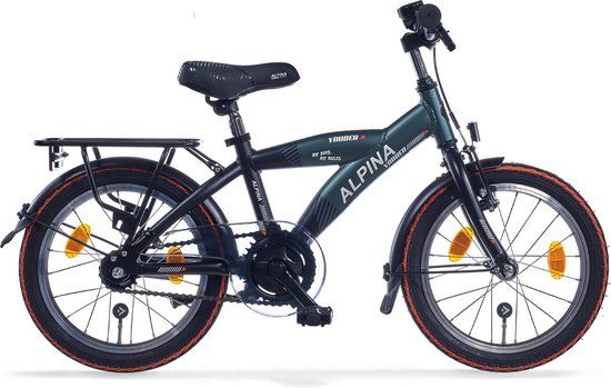 Alpina Yabber J18 Pine Green Matt - Vivid Black Matt Mountainbike - 18 Inch - Jongens