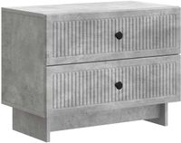 vidaXL Nachtkastje Betongrijs 62 x 34,5 x 47,5 cm Bewerkt hout