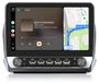 Awesafe Peugeot 10,1-inch Android autoradio met 2+64GB geheugen, geschikt voor Peugeot 208 en 2008 (modeljaren 2012-2018), met draadloze CarPlay en Android Auto, WiFi, GPS-navigatie, RDS, DSP, DAB+ en Bluetooth, inclusief draaiknop