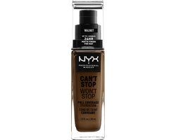 NYX Professional Makeup Can't Stop Won't Stop Foundation - Walnut - 30ml