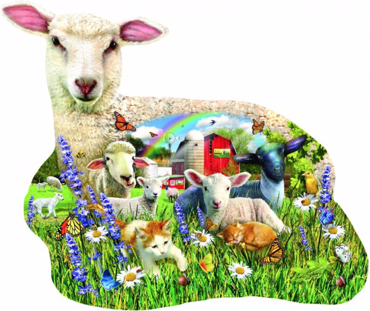 Sunsout vorrmen puzzel Lamb Shop 1000