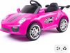 Vrooomy Porsche 911-Stijl Full Option Elektrische Kinderauto Roze