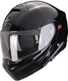 Scorpion Exo-930 Evo Solid Black Glossy - Systeemhelm - Maat M - Motorhelm - ECE 22-06 gekeurd