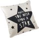 QUVIO Kussenhoes Ster - Polyester - 45 x 45 cm
