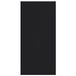vidaXL Deurmat Zwart 120 x 250 cm 100% Polyamide
