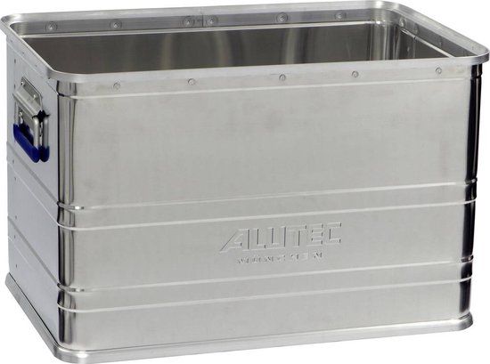Alutec Logic 69 Aluminium Kist Open / Transportkist - 69L - Zilverkleurig