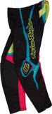 Troy Lee Designs GP Pro Membrane Jeugd motocrossbroeken Zwart/Geel Maat 26