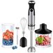 Mixeur plongeant - HB-3302 - 1200 W - 5-en-1 - Machine à légumes, hachoir à viande, batteur et gobelet à smoothie - 0,8–1,1 litre - Blanc