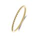 Lucardi Dames 14 karaat geelgouden ring bolletjes