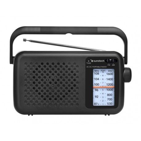 Sunstech RPS760 - Draagbare Radio - FM/AM - Zwart