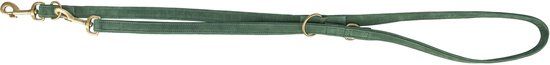 Trixie Hondenriem Pure Verstelbaar Leer Saliegroen M-L 200x2 cm