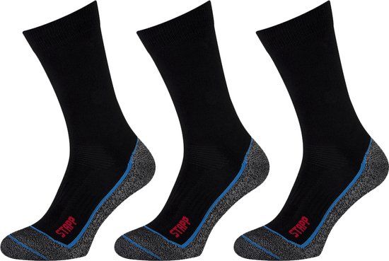 STAPP Wandelsokken Techno Boston Cool - 3 paar - Zwart