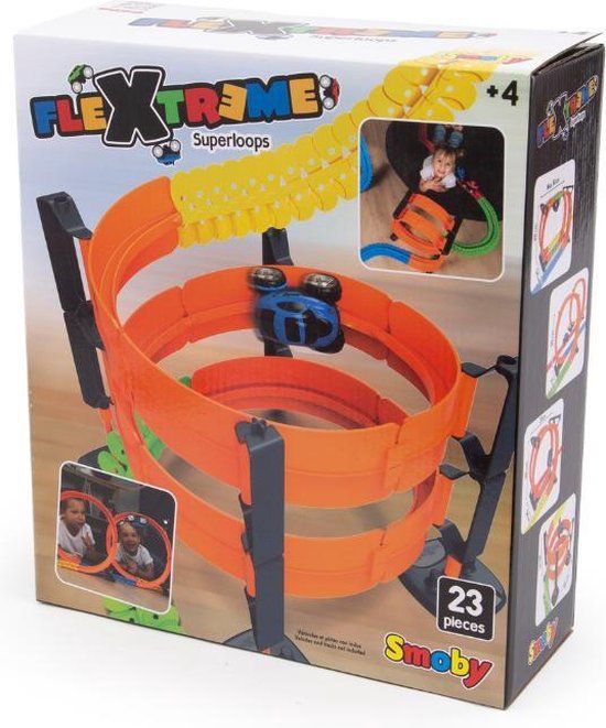 SMOBY FleXtreme Superlooping Flexibel circuit - Racebaanonderdeel - vanaf 4 jaar