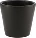 DK Design Bloempot/plantenpot Vinci - zwart mat - voor kamerplant - D13 x H15 cm
