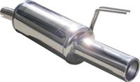 100% InoXcar 100% RVS Sportuitlaat passend voor Fiat Bravo/Brava 1.6 (103pk) 80mm
