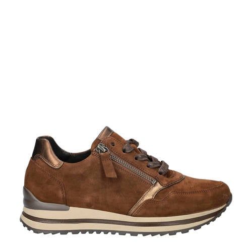 Gabor suède sneakers cognac